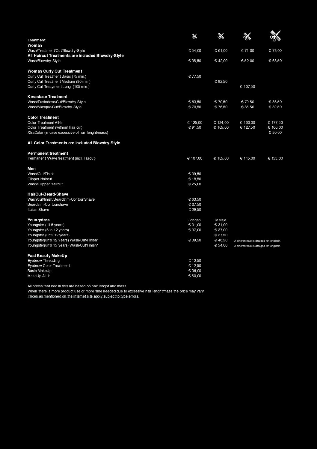 Prijslijst Engels 1-9-26